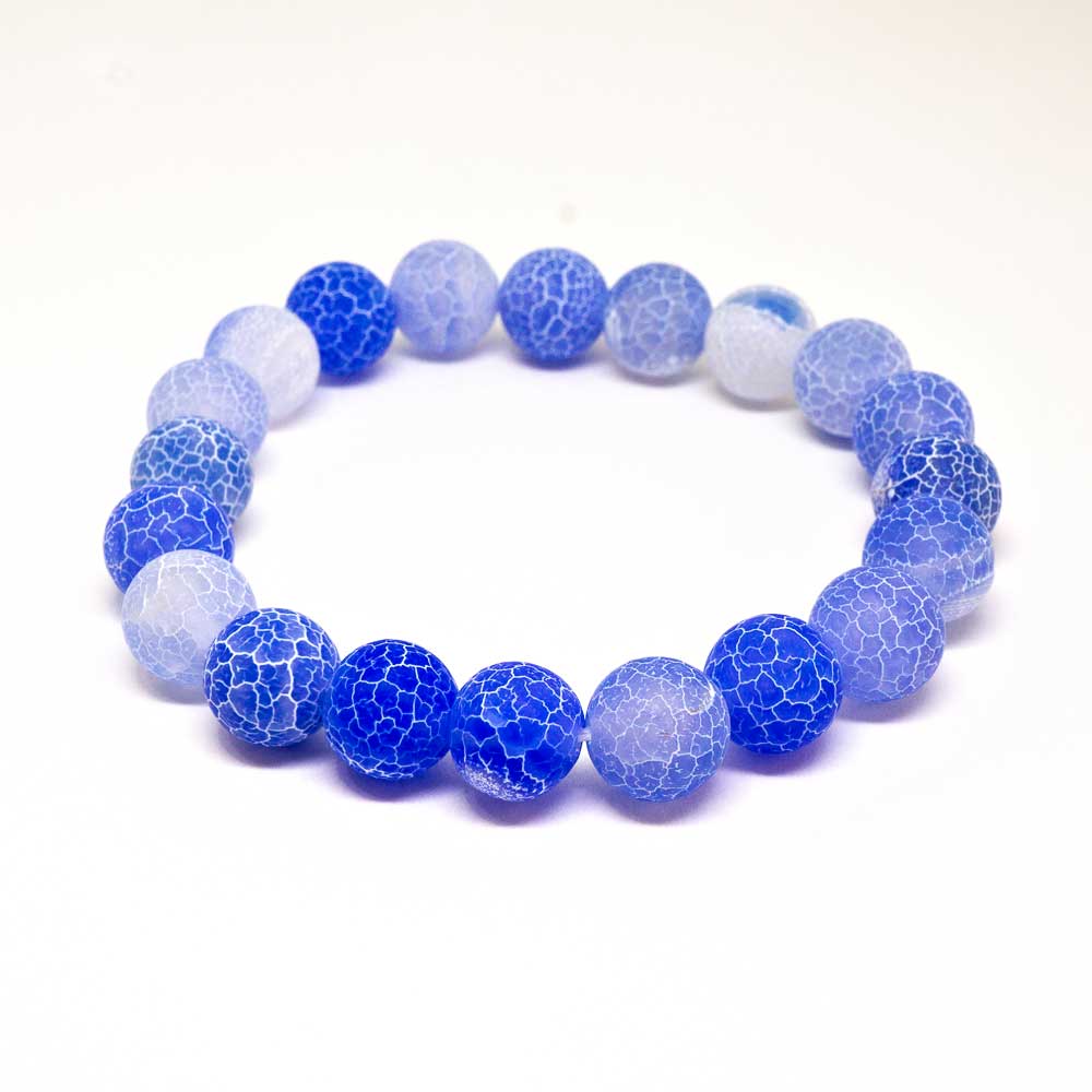Agate Stone Beaded Bracelet