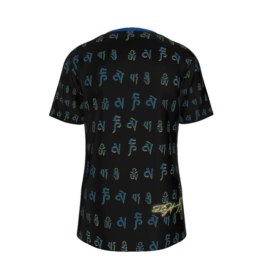 FengShui Blue BG - O-Neck T-Shirt