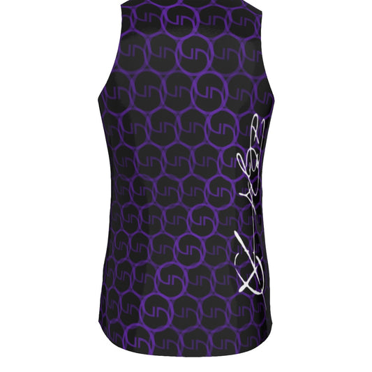 GOLD DRAGON PurpleBlack Tank Top