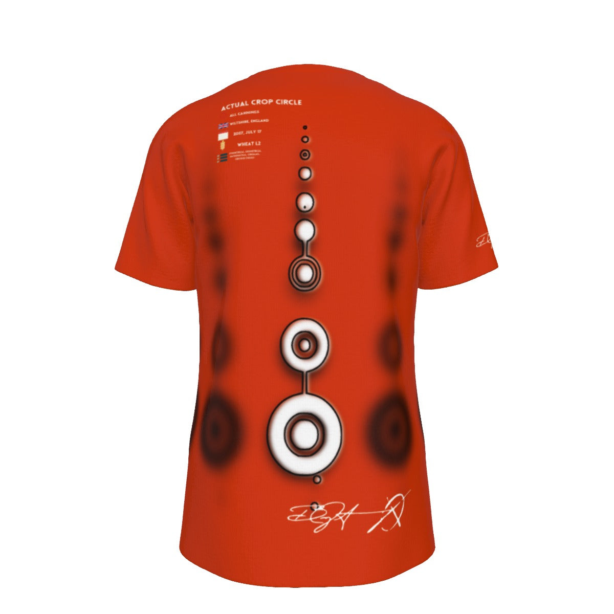 Crop Circle Reg BG - O-Neck T-Shirt