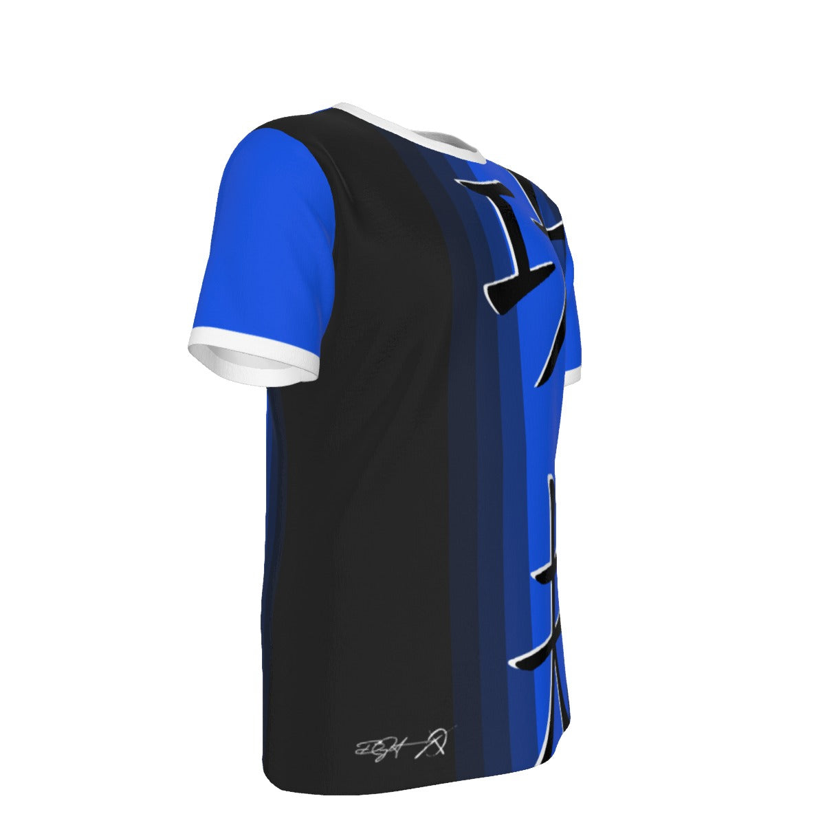 Wing Chun Blue to Black - O-Neck T-Shirt