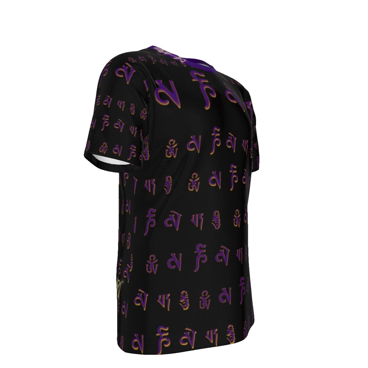 FengShui Purple BG - O-Neck T-Shirt