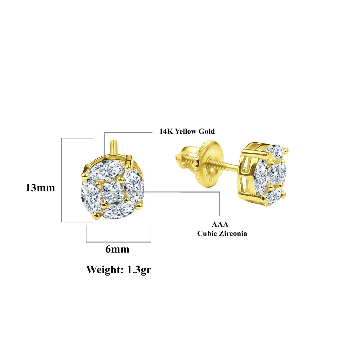 Adorn Screw Back earrings | 9212622