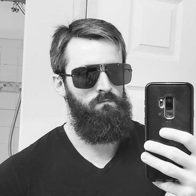 Fashion Frameless Driving Glasses with Summer Gradient