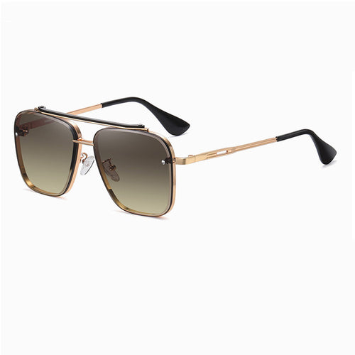 New Gradient Sunglasses Big Metal Frame