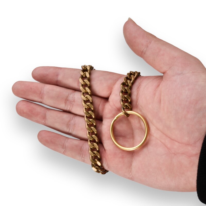 39cm Long Solid Pure Brass Trouser Jean Wallet Chain Keychain For