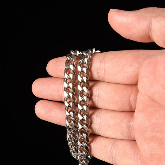 40cm Long Stainless Steel Wallet Belt Key Chain Rock Punk Trousers