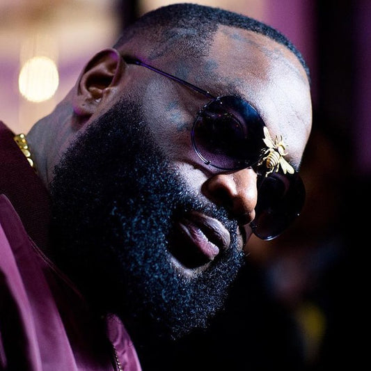 Luxury Metal Big Bee Pilot Sunglasses Gradient Lenses Uv400