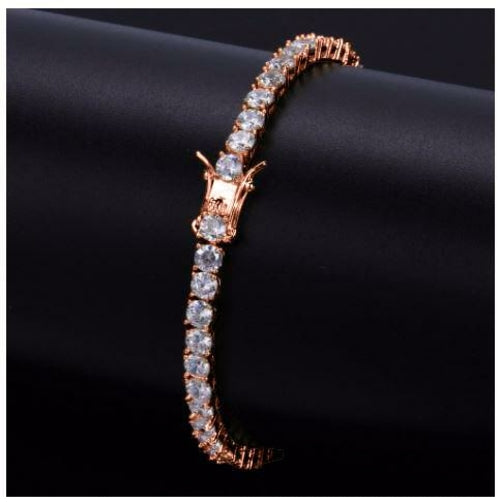 4MM TENNIS BRACELET AAA CZ by ROCK