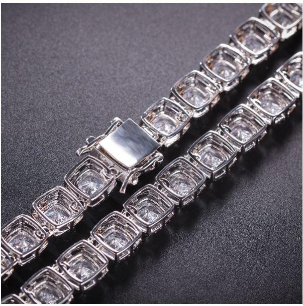 5MM SQUARE TENNIS CHAIN AAA CZ the ICECUBE