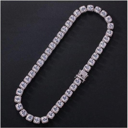 6MM SQUARE TENNIS CHAIN .. SHOWY