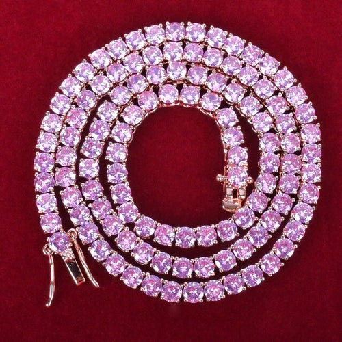 4MM/5MM TENNIS CHAIN AA CZ by AOKAISHEN