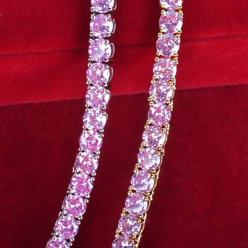 4MM/5MM TENNIS CHAIN AA CZ by AOKAISHEN