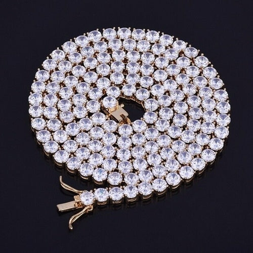 3/4/5/6MM TENNIS CHAIN AA CZ by AOKAISHEN