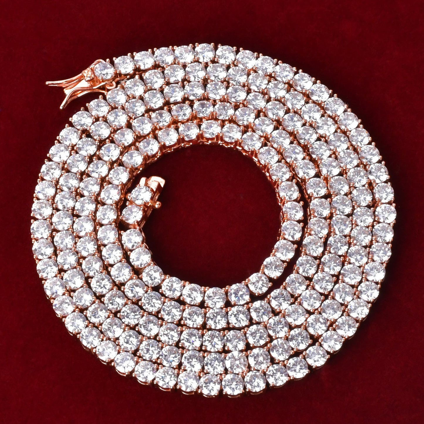 3/4/5/6MM TENNIS CHAIN AA CZ by AOKAISHEN