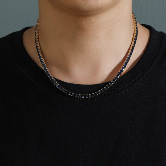 4MM TENNIS BRACLET Dark Blue stones