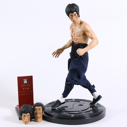 Bruce Lee Jeet Kune Do 1/6 Collectible Figure Model Toy Three-headed