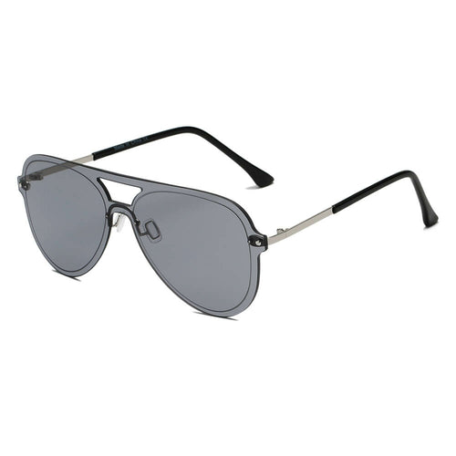 BELFAST | Flat Single Lens Aviator Fashion Sunglasses