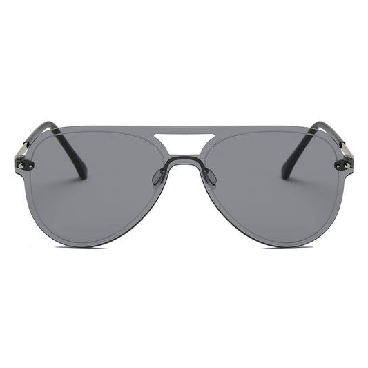 BELFAST | Flat Single Lens Aviator Fashion Sunglasses