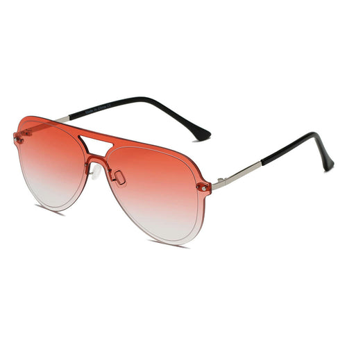 BELFAST | Flat Single Lens Aviator Fashion Sunglasses