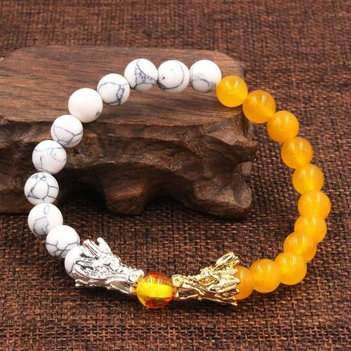 Fashion Volcanic Stone Dragon Bracelet