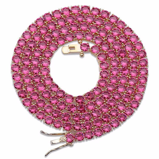 4MM TENNIS CHAIN copper A CZ