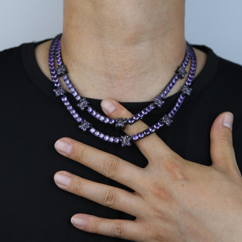 5MM LITTLE DEVIL TENNIS CHAIN by SWAYED