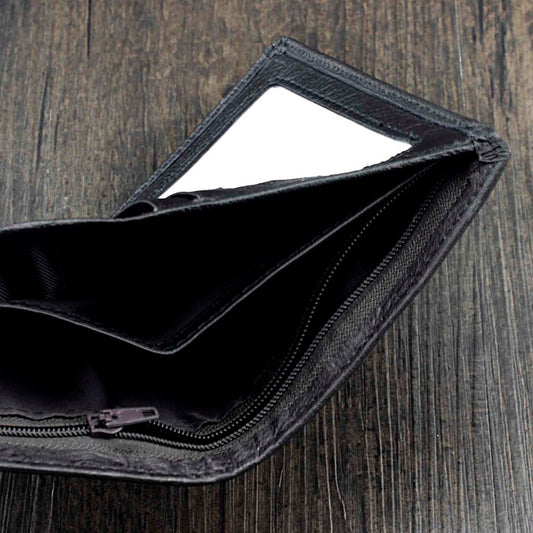 Mens 3D Dragon Vintage Luxury Leather Wallet ID Card Holder Purse w/