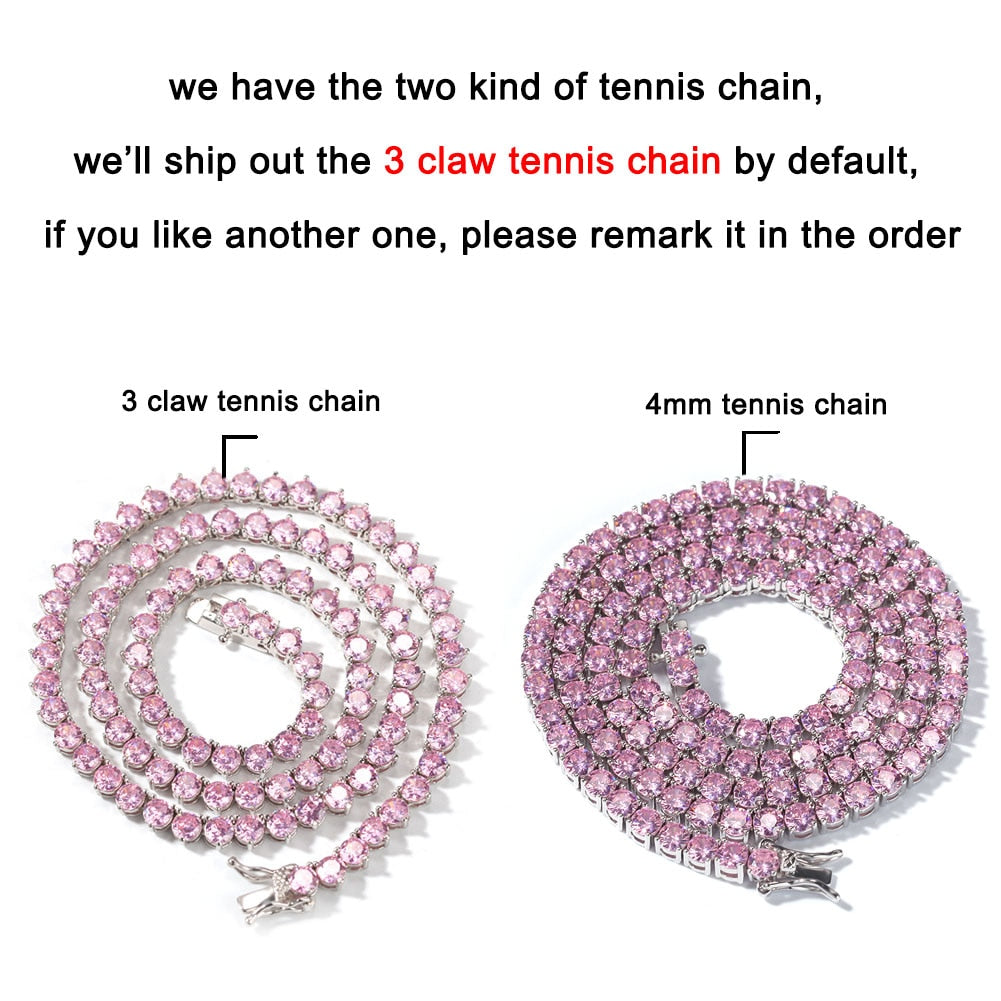 4MM TENNIS CHAIN by TRENDY