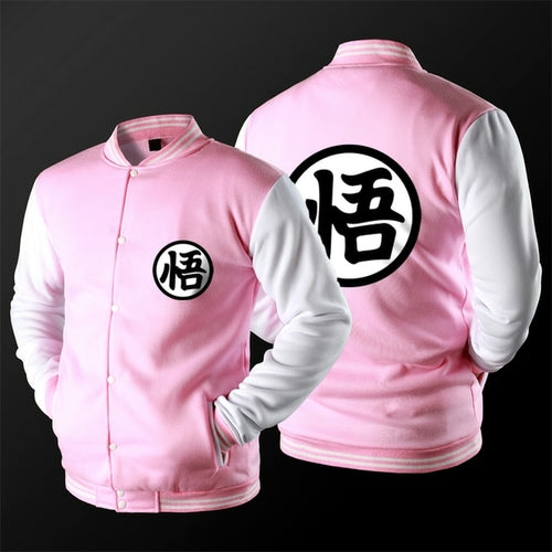 New Japanese Anime Varsity Jacket Autumn Casual Sweatshirt Hoodie Coat