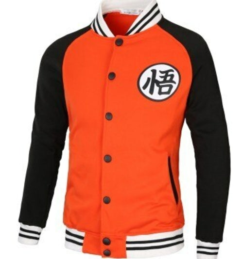 New Japanese Anime Varsity Jacket Autumn Casual Sweatshirt Hoodie Coat