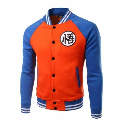 New Japanese Anime Varsity Jacket Autumn Casual Sweatshirt Hoodie Coat