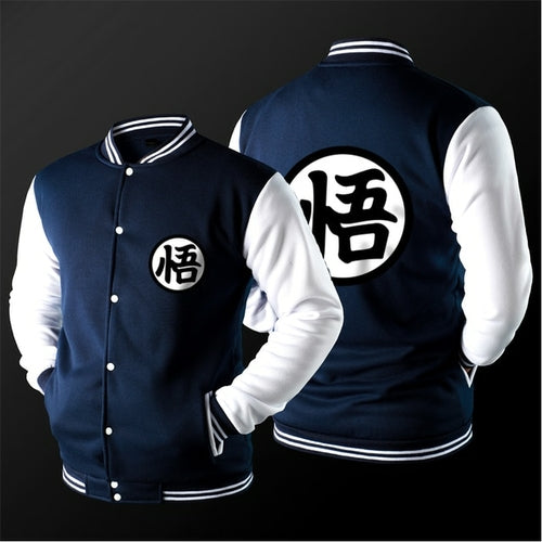 New Japanese Anime Varsity Jacket Autumn Casual Sweatshirt Hoodie Coat