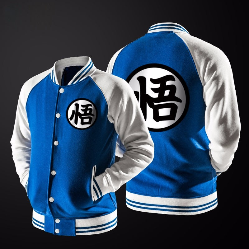 New Japanese Anime Varsity Jacket Autumn Casual Sweatshirt Hoodie Coat