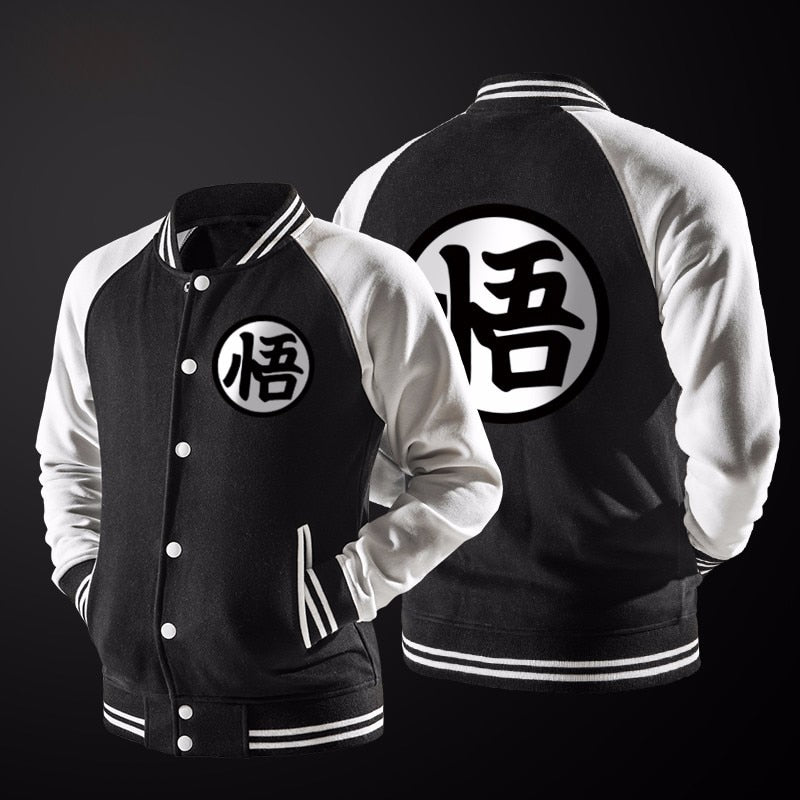 New Japanese Anime Varsity Jacket Autumn Casual Sweatshirt Hoodie Coat