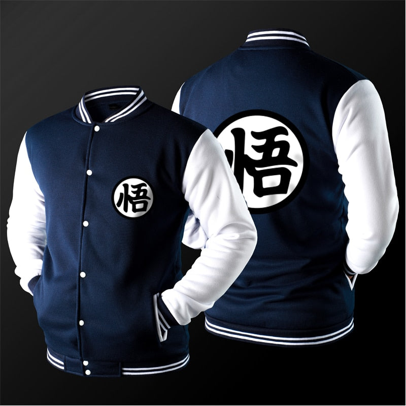 New Japanese Anime Varsity Jacket Autumn Casual Sweatshirt Hoodie Coat