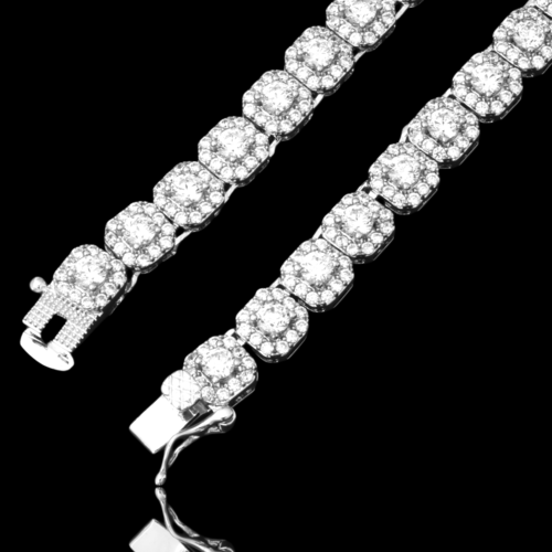 5MM SQUARE TENNIS CHAIN AAA CZ the ICECUBE