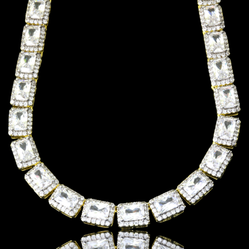 6MM SQUARE TENNIS CHAIN .. SHOWY