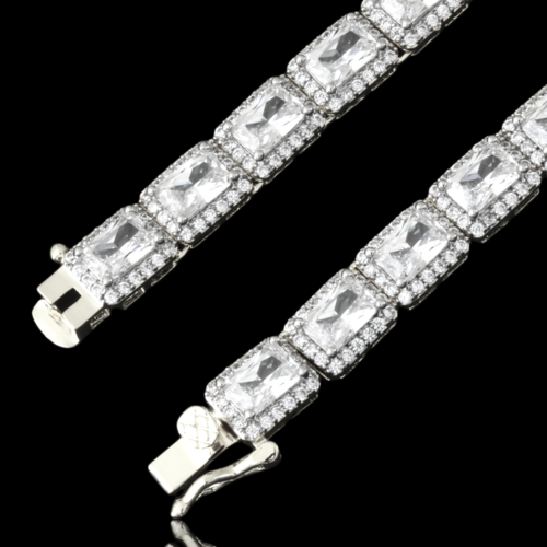 6MM SQUARE TENNIS CHAIN AAA CZ