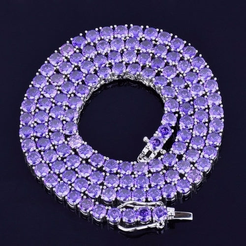 4MM/5MM TENNIS CHAIN AA CZ by AOKAISHEN