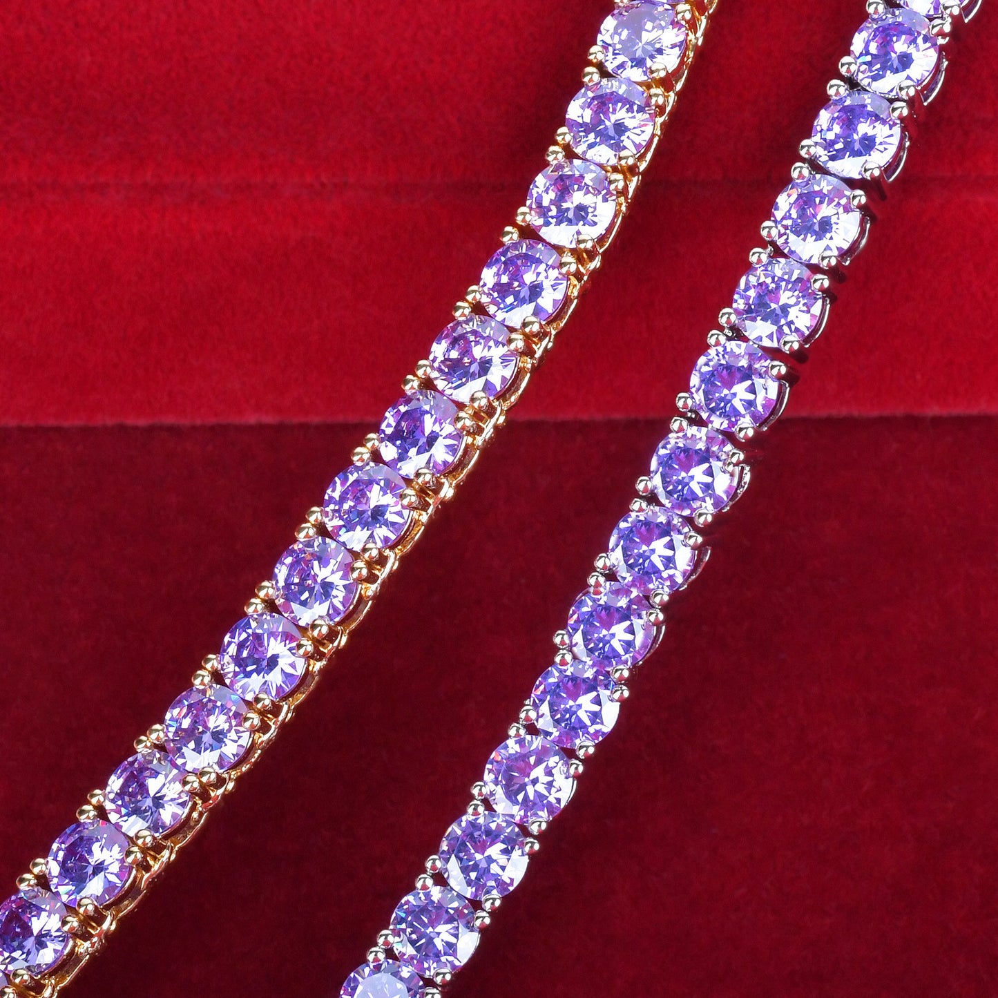 4MM/5MM TENNIS CHAIN AA CZ by AOKAISHEN