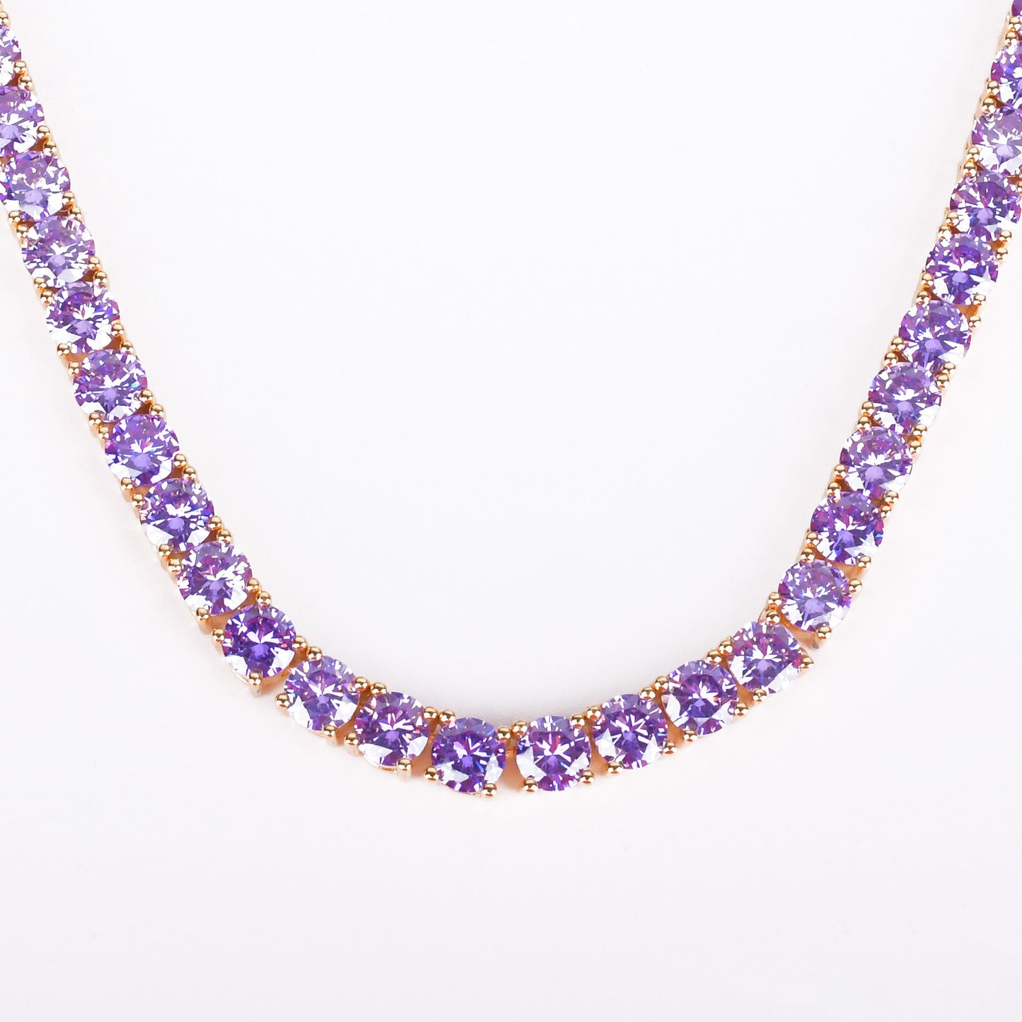4MM/5MM TENNIS CHAIN AA CZ by AOKAISHEN