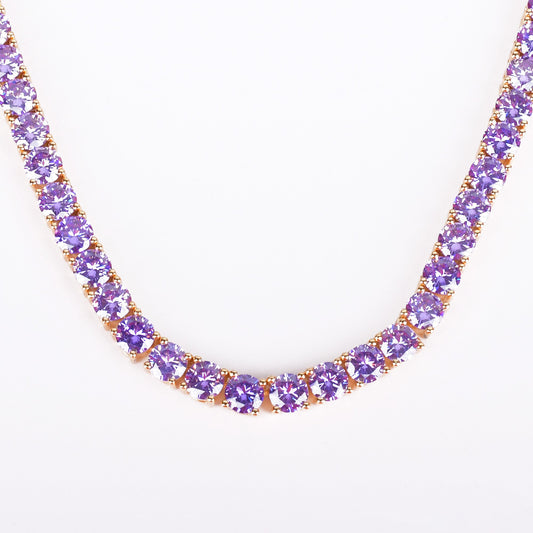 4MM/5MM TENNIS CHAIN AA CZ by AOKAISHEN