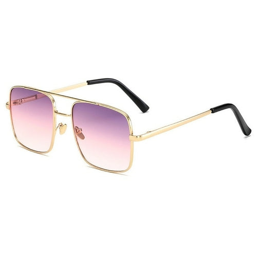 iboode New Brand Design Double Beam Square Sunglasses UV400