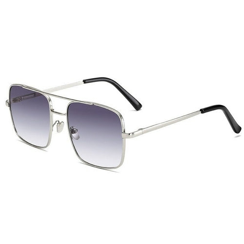 iboode New Brand Design Double Beam Square Sunglasses UV400