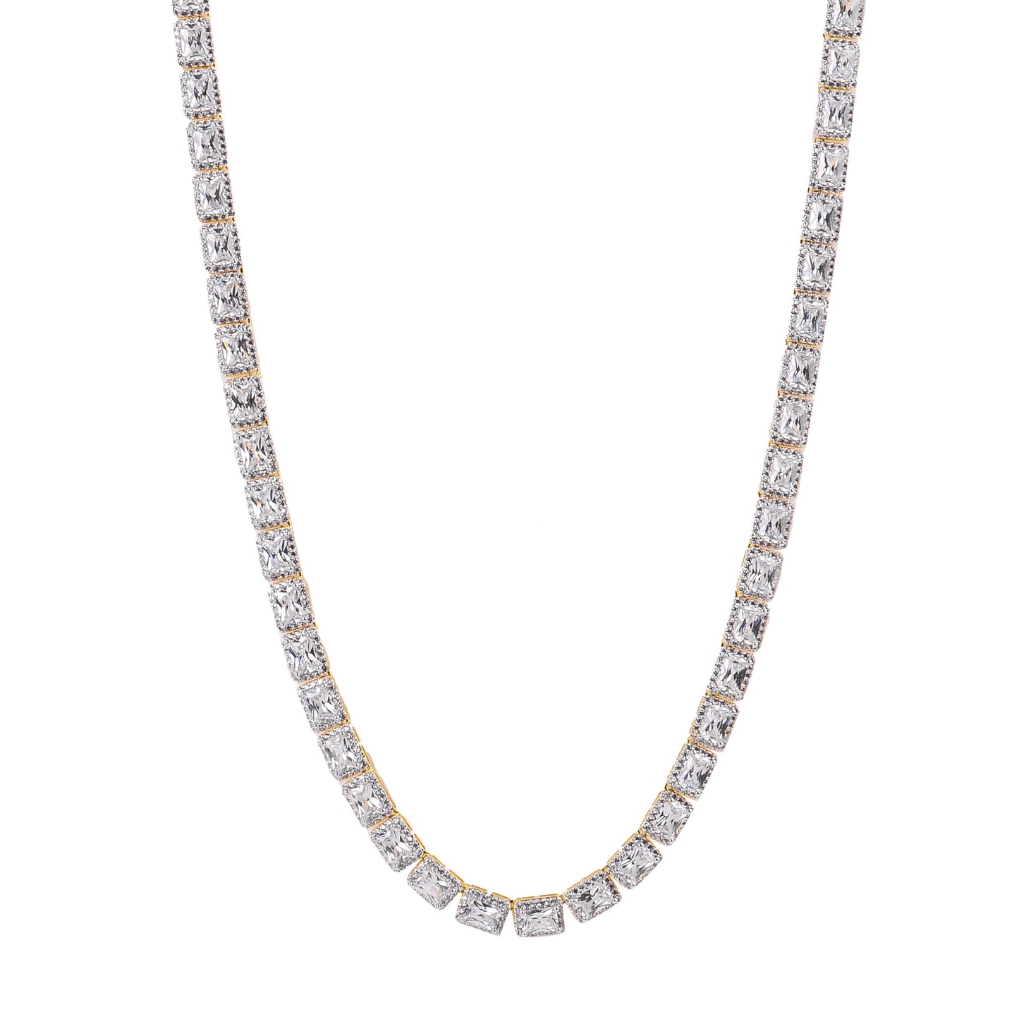 6MM SQUARE TENNIS CHAIN .. SHOWY