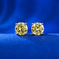 Wong Rain 100% 925 Sterling Silver Round Cut 6.5 MM Citrine Ruby