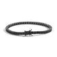 EYIKA Silver Black Color 3/4/5mm Zircon Tennis Chain Bracelet