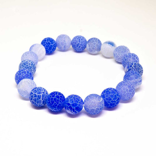 Agate Stone Beaded Bracelet