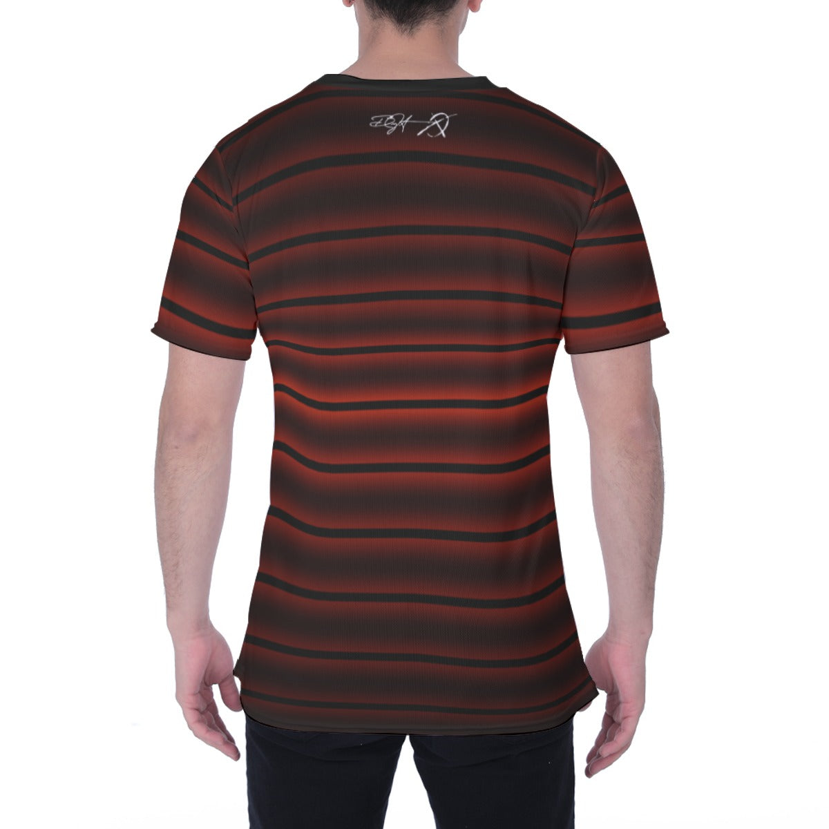 Striped Red and Black T-Shirt - |160GMS KPO02